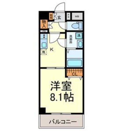 黒川駅 徒歩10分 5階の物件間取画像